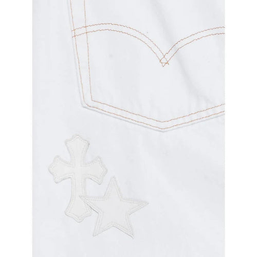 Chrome Hearts x Levi’s St. Barths Exclusive Cross Patch Jeans