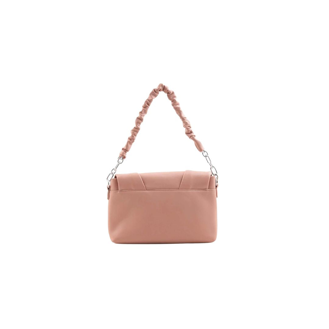 Altibag Blush Pink Ruched Strap Shoulder Handbag