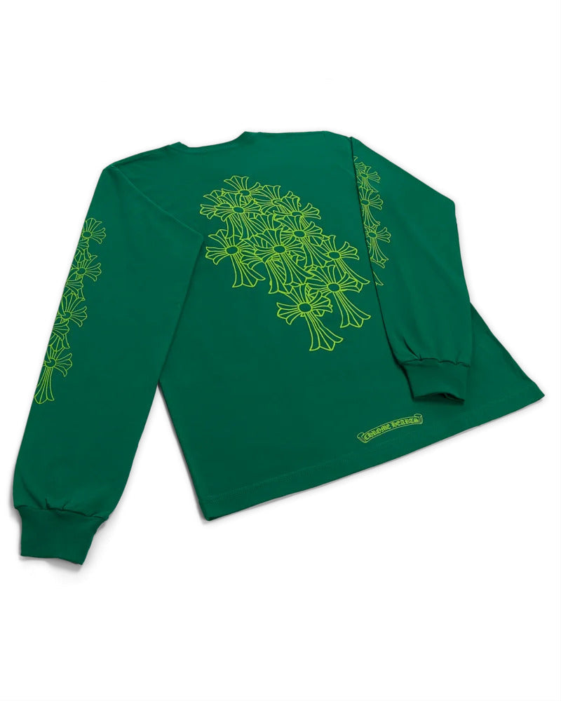 Chrome Hearts Cemetery Cross Long Sleeve T-Shirt