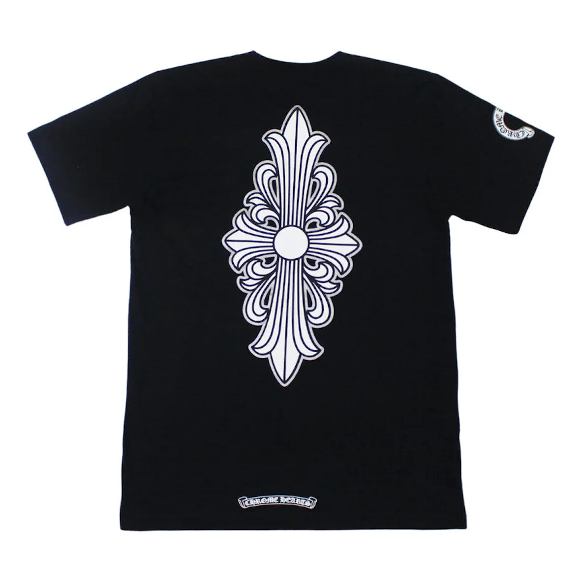 Chrome Hearts Floral Cross Black T-Shirt