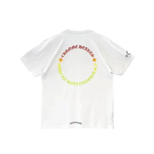 Chrome Hearts Scripted Logo T Shirt Gradient Circle