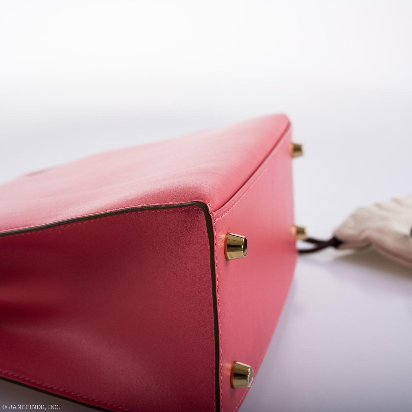 Hermes Kelly 25 Sellier Rose Lipstick Tadelakt