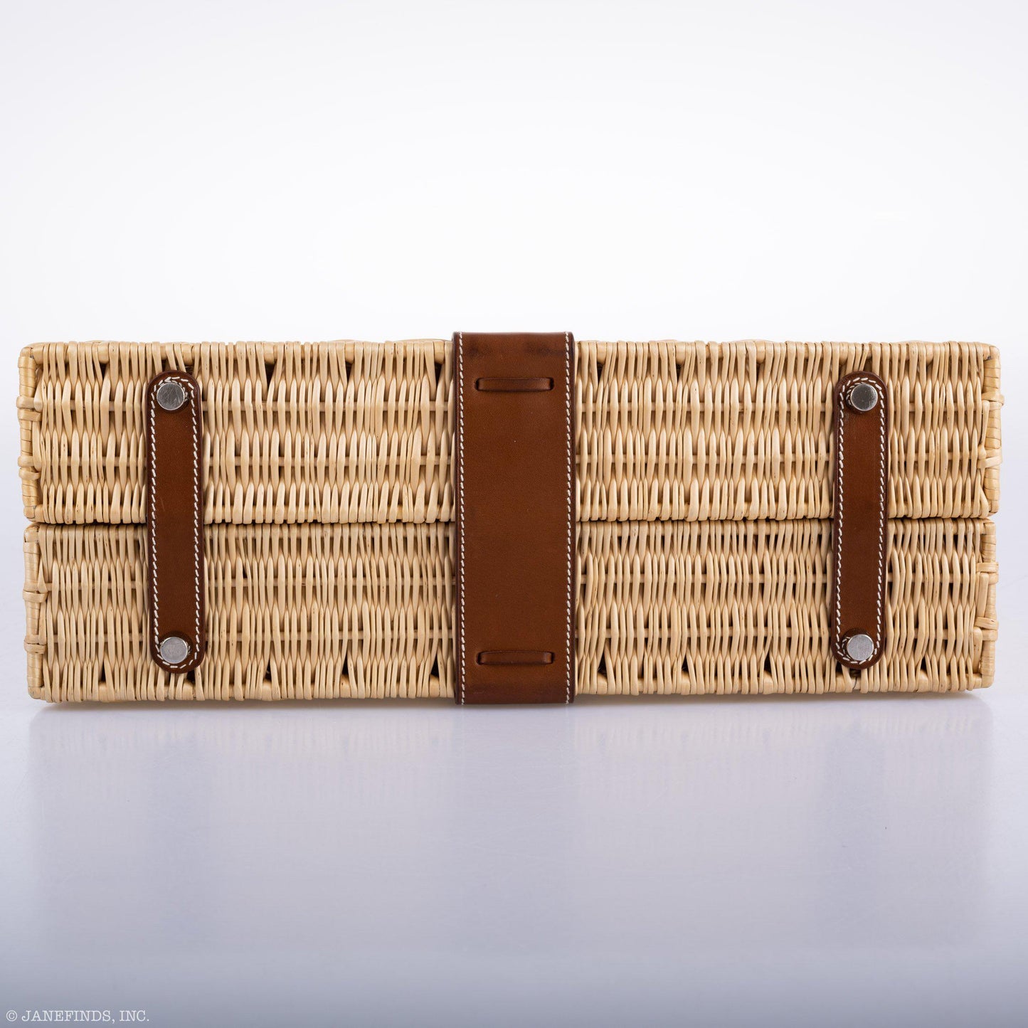 Hermes Kelly 35 Picnic Wicker Barenia