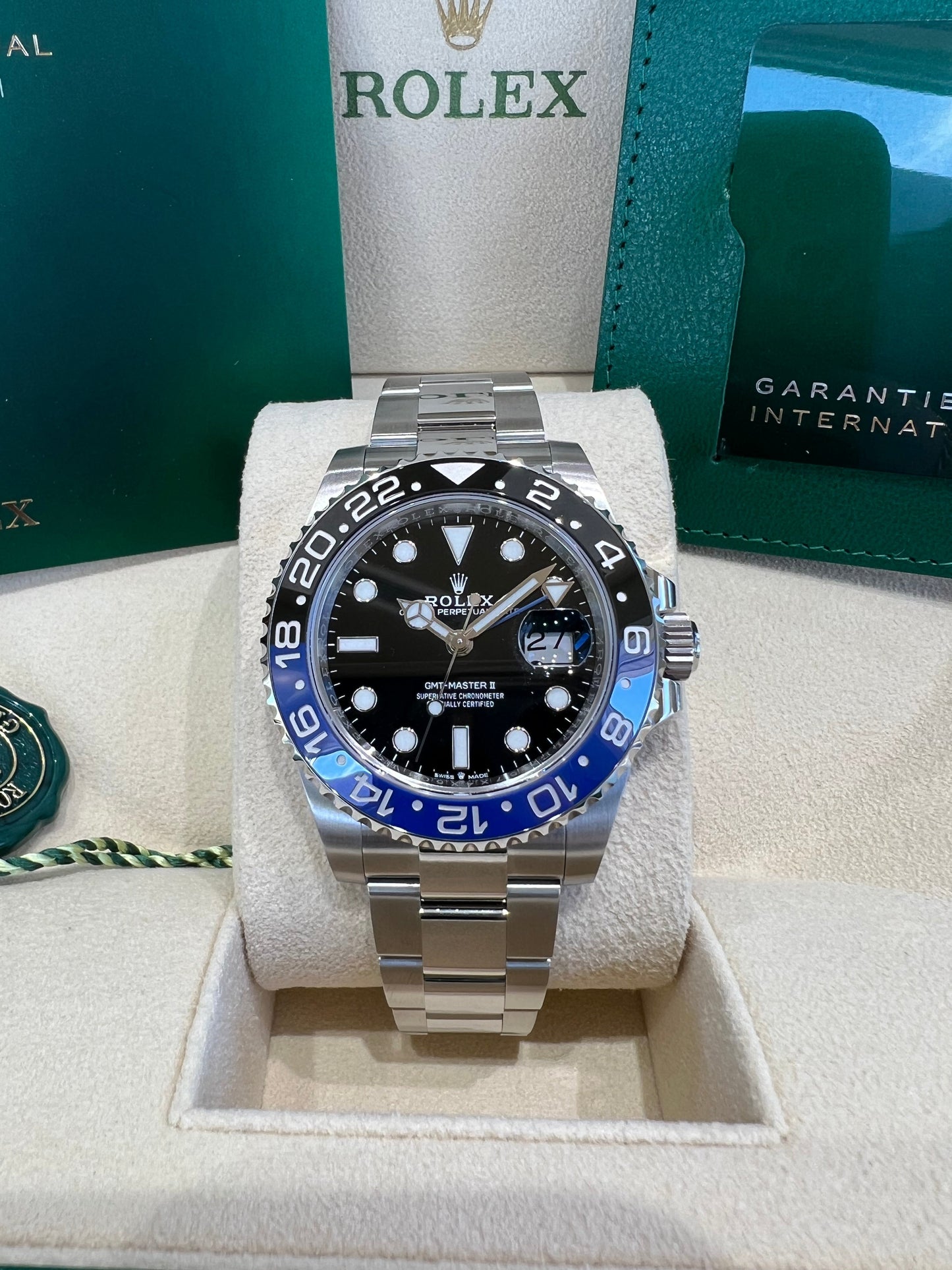 Rolex GMT-Master II 40 126710BLNR Black Dial Watch