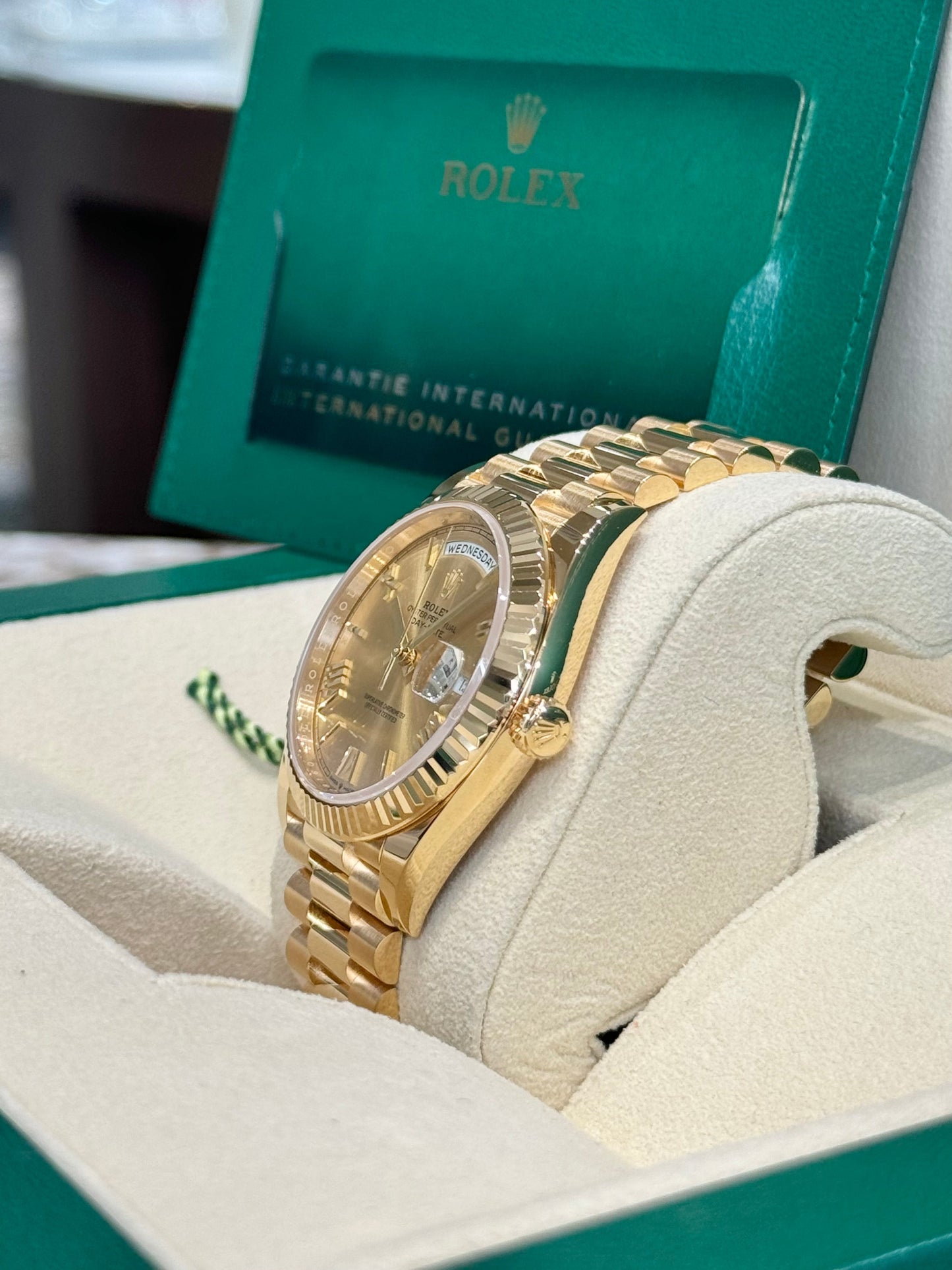 Rolex Day-Date 40 228238 Champagne Dial Watch