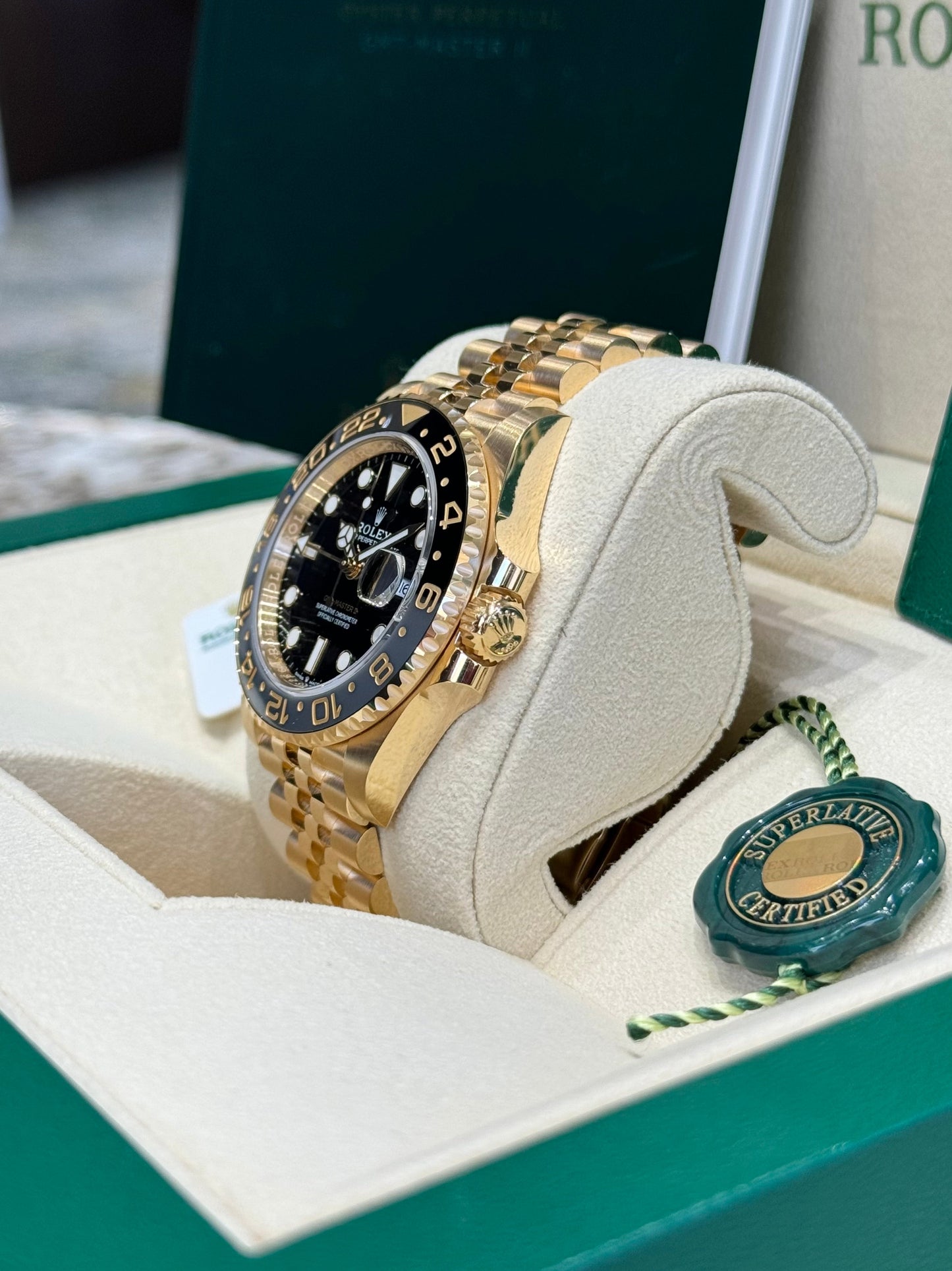 Rolex GMT-Master II 40 126718GRNR Black Dial Watch