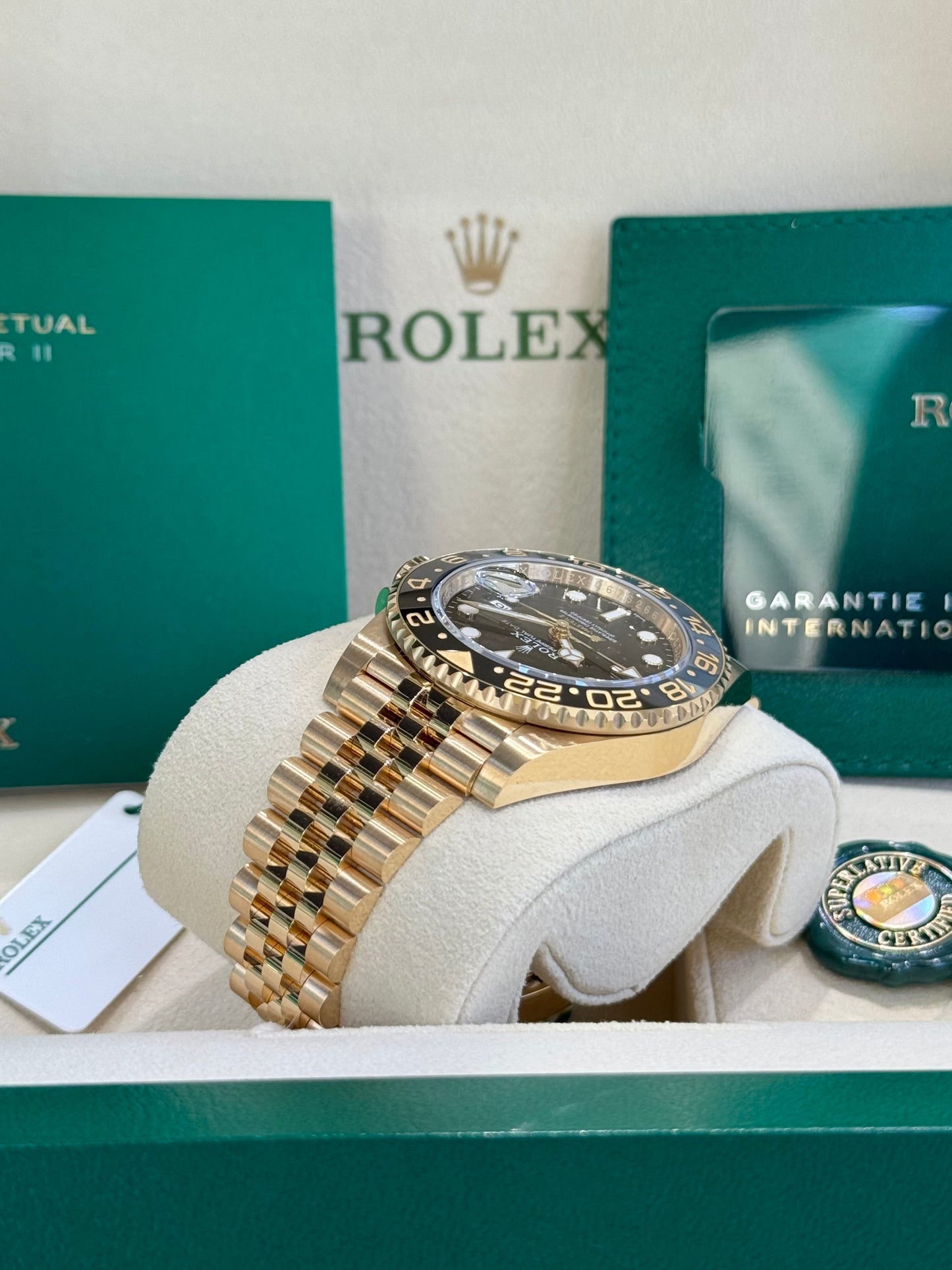 Rolex GMT-Master II 40 126718GRNR Black Dial Watch