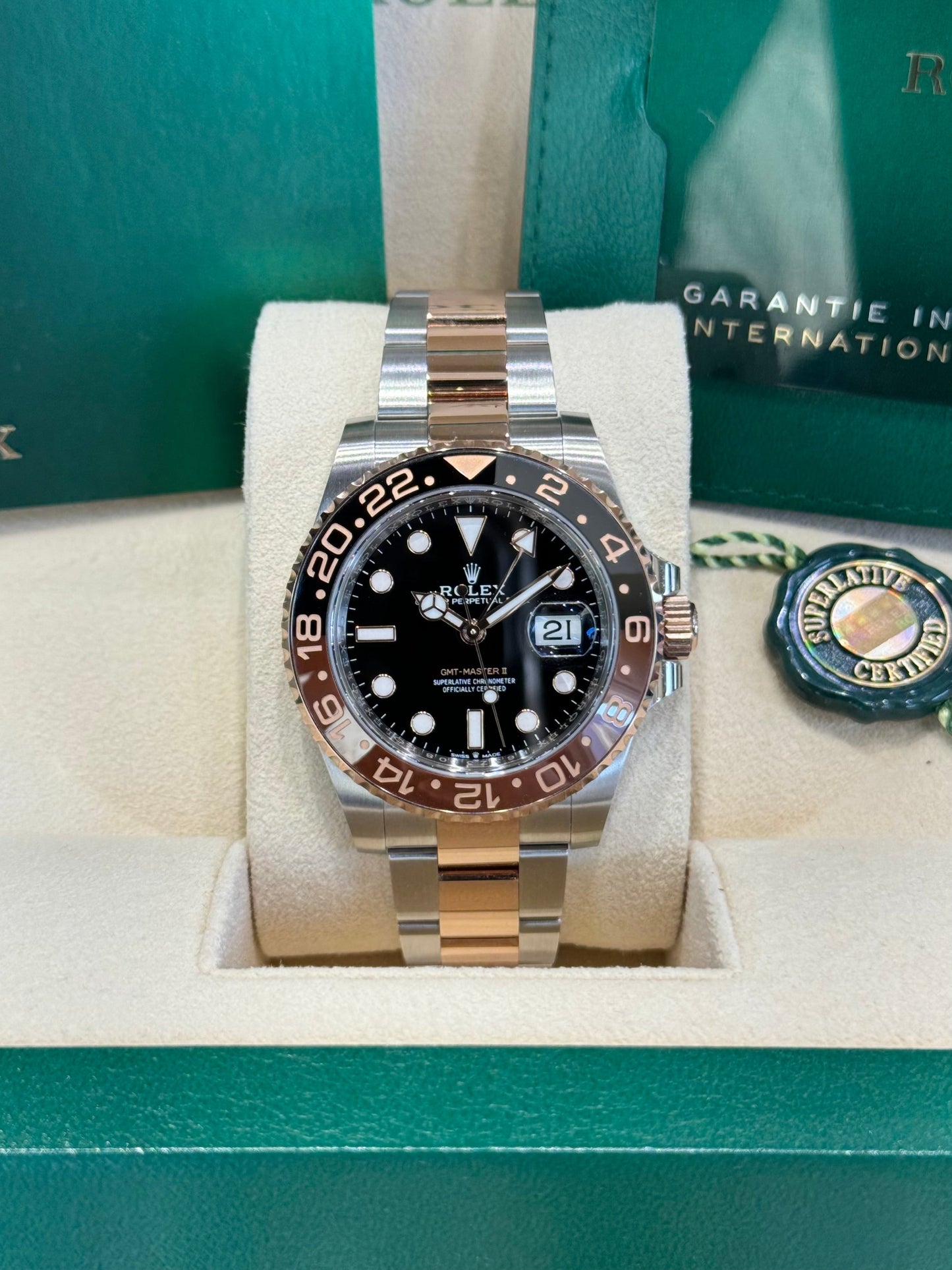 Rolex GMT-Master II 40 126711CHNR Black Dial Watch