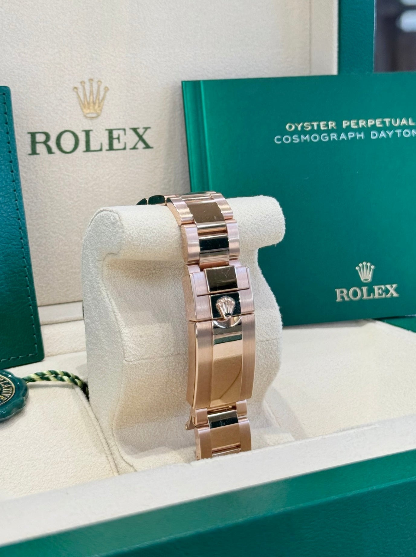 Rolex Daytona 40 126505 Sundust Black Dial Watch