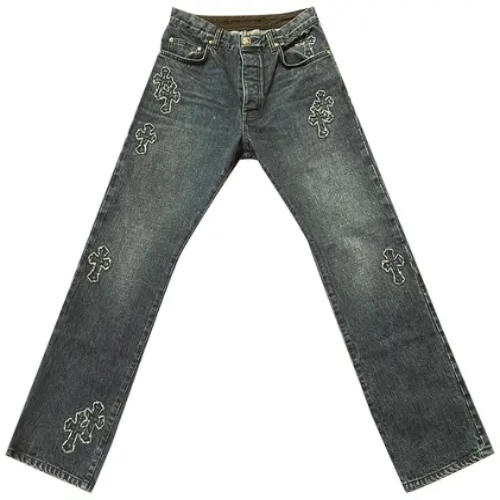 Chrome Hearts Cross Patch Jeans ‘Indigo’