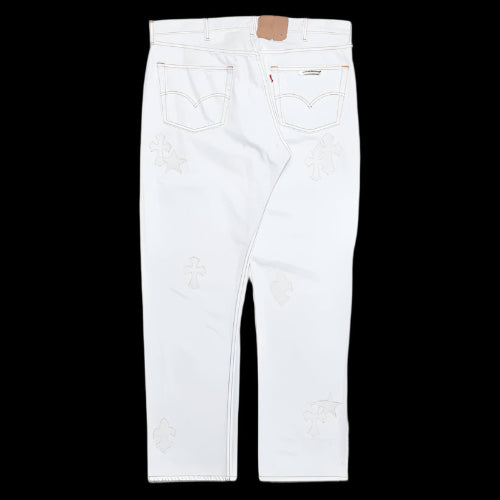 Chrome Hearts x Levi’s St. Barths Exclusive Cross Patch Jeans