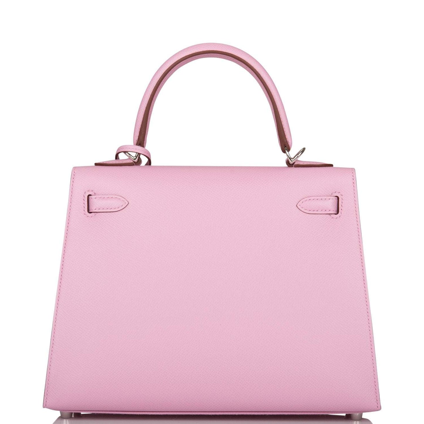 Hermes Mauve Sylvestre Epsom Sellier Kelly 25cm Palladium Hardware