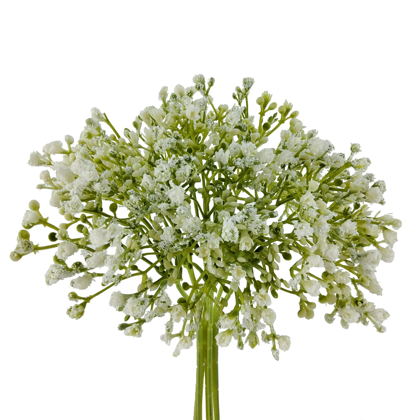 Zeesh Maison 12" Artificial Baby's Breath Flower Pick - White Faux Floral Stem