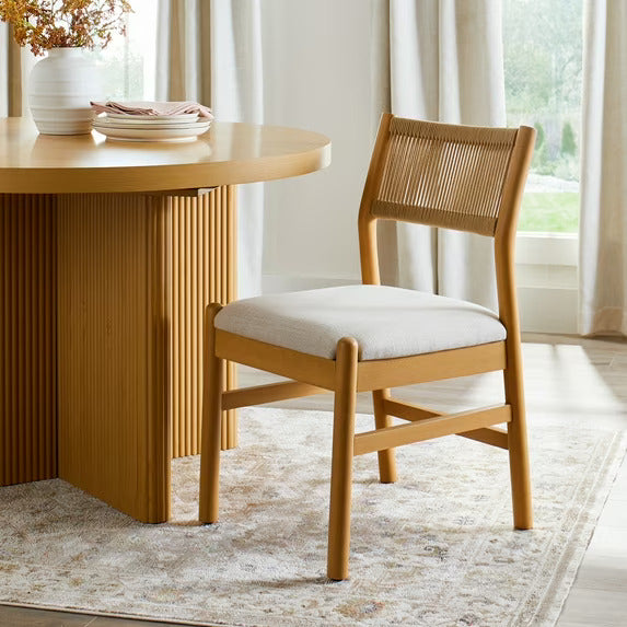 Zeesh Maison Lillian Home and Garden Fluted Dining Chairs (Set of 2)